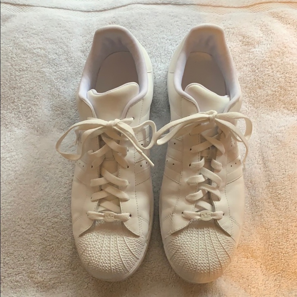 Adidas Size 13 White Superstar 2 Sneakers